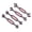 Red, variant on BIMZUC Elite Aluminum Alloy RC Wrench Kit 4-Piece Custom Remote Control Vehicle Repair Multi-Tool Ball Joint Turnbuckle Nut Remover for RC Cars Boats Drones Purple (5.9 inches / 15.0 cm)