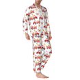 thumbnail image 2 of KLL Tractor With Farm Animals Sleepwear Mens Flannel Pajamas,Long Cotton Pj Set, 2 of 7