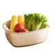 thumbnail image 2 of XWSHYW Aparatos de Utensilios de Cocina. Lavabo Doble de Gran Capacidad, Cesta de Verduras de Cocina, Cesta de Lavado de Platos, Cesta de Colador de Fugas de Agua, Cesta de Drenaje de Frutero, 2 of 6