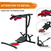 Reliancer Hack Squat Machine, Leverage Squat/Calf Machine, Leg Exercise/Press Machine, Weight Training Home Gym Equipment