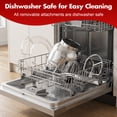 thumbnail image 2 of CEBORY 4 QT 3-in-1 Stand Mixer, 10-Speed Tilt-Head Electric Kitchen Mixer with Dough Hook, Beater, Whisk, and Stainless Steel Bowl for Home Baking, 2 of 7