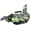 JSY13 military style, variant on Dog Life Jacket Shark Tail Reflective Handle for 13-77 Lb Dogs