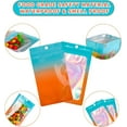 thumbnail image 2 of SJPACK Holographic Mylar Bags, 400 Pack Smell Proof Bags Resealable Food Storage Bag for Sample Snack Cookies Jewelry (Blue Orange 4*6''), 2 of 7