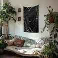 thumbnail image 3 of SEANATIVE Black Marble Wall Tapestry Mini Tapestry for Bedroom Aesthetic Kitchen Tapestry Small Tapestry for Living Room Wall Small Tapestry Home Decoration 36H*24W Inches, 3 of 6
