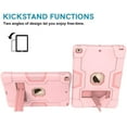 thumbnail image 4 of Mignova for New iPad 7th Generation 10.2" 2019 / iPad 10.2 Case, Hybrid Rugged Heavy Duty Defender Shockproof Protective with Built-in Kickstand for Apple iPad 10.2 Inch 2019 (Rose Gold), 4 of 7