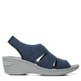 thumbnail image 3 of BZees For Lifestride Womens Double Up Wedge Sandals - Medium & Wide Width, 3 of 9