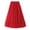 Red-A, variant on Mrat Fringe Skirt Women's Solid Color Ruffled Mesh Skirt High Waist Prom Poached Skirt Half-Length Skirt Fringe Skirt S-159 White L