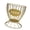 0339 gold without co, variant on JZROCKER Elegant Coffee Pods Stand With Lid Coffee Holder Display Stand Basket Sturdy Shelves Coffee Storage Rack