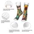 thumbnail image 3 of Uemuo Happy Fall Y'All for 16in Socks, Cotton Socks Sports Socks Knee High Socks Comfortable Socks For Men, Women, 3 of 7