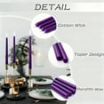 thumbnail image 4 of Ekuci Christmas Advent Candle Set - Long Lasting 10" Wax Taper Candles(3 Purple, 1 Pink), 4 of 6