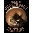 thumbnail image 2 of Junior's Marvel Halloween Juggernaut Costume  Graphic Tee Black 2X Large, 2 of 3