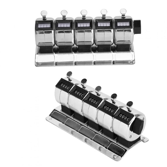 Contador de metal, contador mecánico Contador de cuenta manual de metal Encimera mecánica de la línea