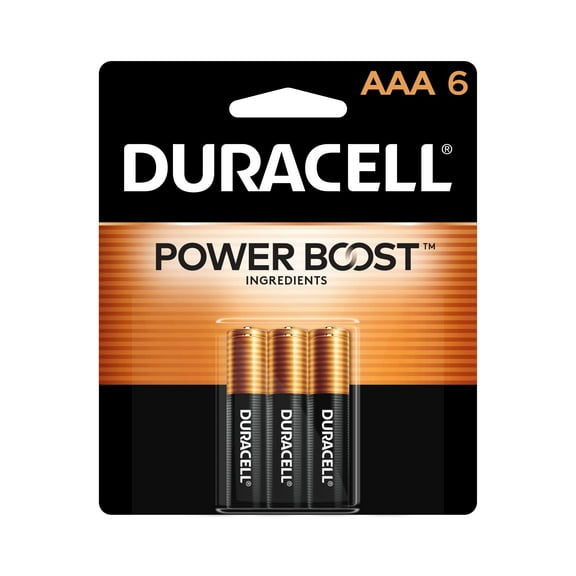 Duracell  Coppertop  AAA  Alkaline  Batteries  6 pk Carded