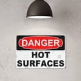 thumbnail image 5 of Metal Hanging Plate Horizontal Sign HOT SURFACES, Waterproof, Fade and Scratch Resistant, safety signs, equipment Warning signs, etc - DANGER SIGN Style 20x30cm, 5 of 8