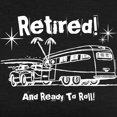thumbnail image 3 of CafePress - Retro Trailer Retired WHT Women's Deluxe T Shirt - Womens Tri-blend T-Shirt, 3 of 4