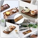 thumbnail image 4 of Bandeja de Madera Pequeña para Exhibición: Elegante Nogal Servir Té, Café, Bocadillos, Sushi y Aperitivos, 4 of 5