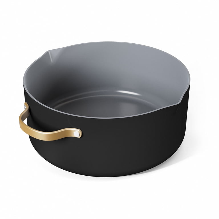Beautiful 8 Quart Ceramic Non-Stick Stock Pot with Strainer Lid