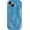 Blue, variant on for iPhone 15 Case,Water Ripple Wave Meteorite Bubble Chrome Plating Soft Phone Case (Silver)