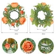 thumbnail image 7 of 2Pcs Candlestick Garland Lifelike Candle Holder Wreath Long-lasting Artificial Wreath for Home Party Decoration, 7 of 7