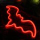 thumbnail image 5 of 1 luz LED de neón de murciélago para Halloween, sin batería, decorativa (blanca), 5 of 5