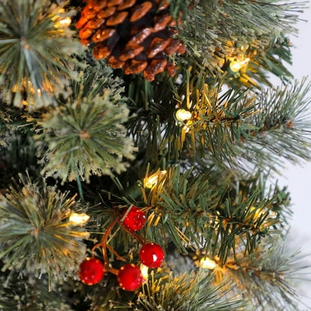 Home Heritage Stanley 7 Ft Skinny Pencil Pine Pre-Lit & Decorated Christmas Tree | Walmart Canada