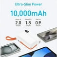 thumbnail image 7 of ShineFuture 10000mAh Power Bank 22.5V Fast Charging Battery Pack, Black, 1 Pack, 7 of 7
