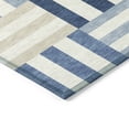 thumbnail image 3 of Addison Rugs Chantille Indoor/Outdoor Transitional Geometric Navy Machine Washable Round Rug, 8' x 8', 3 of 8