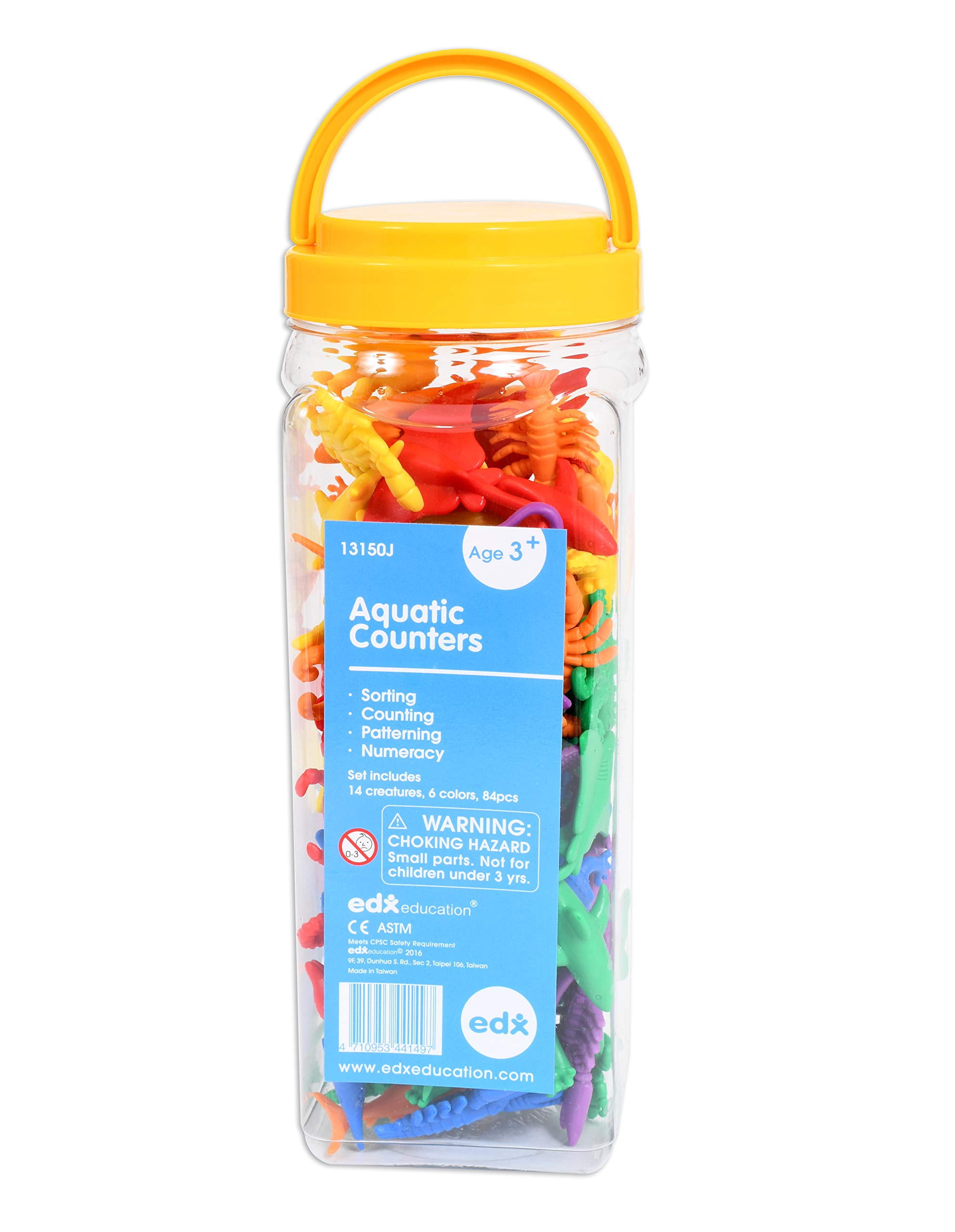 Edx Education Aquatic Counters (84 Pieces)