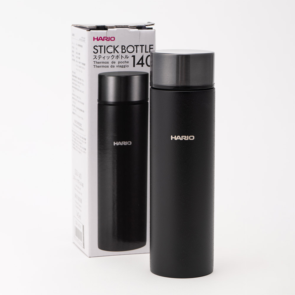 HARIO Mug bottle black 140ml HARIO Stick bottle SSB140B// Steel