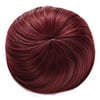 thumbnail image 2 of Onedor Synthetic Fiber Hair Extension Chignon Donut Bun Wig Hairpiece (BUG - Wine Red) …, 2 of 6