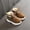 Khaki, variant on SDJMa Toddler Shoes Boys Girls British Style Knitted Elasticated Fashion Laceing Non Slip Thicken Keep Warm Comfortable Boots