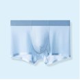 thumbnail image 5 of Bixock Boxers for Men,Men's Underwear Ice Silk Seamless Solid Color Breathable Soft Summer Thin Briefs, 5 of 6