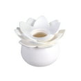 thumbnail image 4 of FRCOLOR Plastic Lotus Cotton Swab Box Cotton Bud Organizer Toothpicks Holder (White), 4 of 8