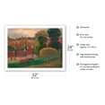 thumbnail image 2 of A Farm in Brittany - Northwestern France - From an Original Color Painting by Paul Gauguin c.1894 - Bamboo Fine Art 290gsm Paper Print (Unframed) 24x32in, 2 of 4