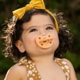 thumbnail image 2 of Chicco PhysioForma® Luxe One-Piece Silicone Pacifier, 6-16 Months, 2pk - Cantaloupe, New, 2 of 9