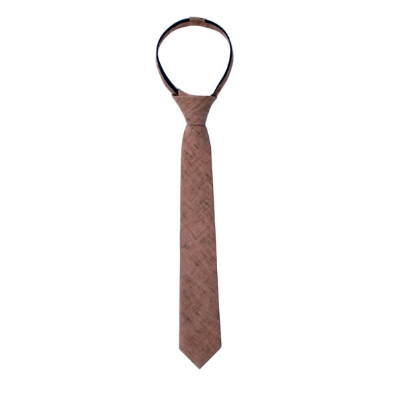 Spring Notion Boys' Mottled Linen Zipper Necktie