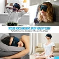thumbnail image 5 of MUSICOZY Sleep Headphones 3D Bluetooth Headband Wireless Sleep Mask, Sleeping Headphones Music Eye Mask Earbuds for Side Sleepers, Air Travel, Built-in Ultra Soft Thin Speakers Microphones, 5 of 6