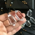 thumbnail image 5 of K-KED Natural Clear Quartz Pendant Crystal Point Wand Pendulum Chakra Necklace Healing, 5 of 9