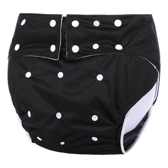 Incontinencia Lavable De Pa?ales Para Adultos Para Personas Mayores Cintura Sin Olor Tama?o Grande Negro Sunnimix Pañal adulto
