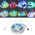thumbnail image 4 of LED Light Strip, 11.5ft USB Power Supply RGB Tape Lights Adjustable Brightness Monitor Backlight With Remote Control For Festival, 4 of 8