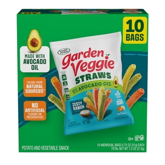 Sensible Portions Garden Veggie Straws Multipack, Ranch, 0.75 oz