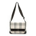 thumbnail image 1 of Pre-Owned Burberry Beige/Brown Vintage Flap Crossbody Shoulder Bag Nova Check Canvas, 1 of 8