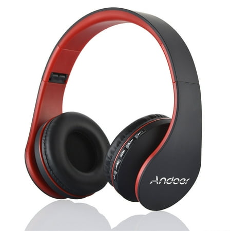 Best-selling Andoer LH-811 Digital 4 in 1 Multifunctional Wireless Stereo Bluetooth 4.1 + EDR Headphone Earphone Headset & Wired Earphone with Mic MP3 Player TF Music FM Radio (Best 15 Dollar Headphones)
