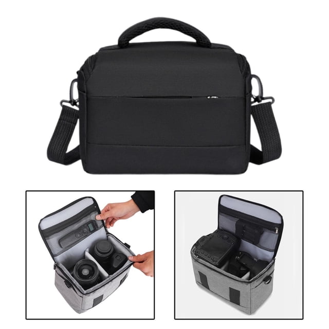 Bolsa protectora para cámara, caja protectora para proyector para viajes 100D, 200D, 1100D y 1200D Negro