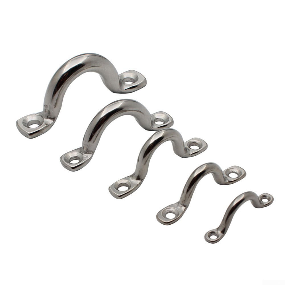 316 Polished Stainless Steel Coat Hook A4 Marine-Grade 