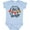 AE-Light Blue, variant on My First Cinco De Mayo Flowers Boys or Girls Baby Bodysuit