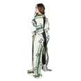 thumbnail image 6 of Tirrinia Wearable Fleece Blanket for Women & Men, Super-Soft Microplush TV Blanket Adult Wrap Full Body Robe for Lounge Couch, White Footbal Fiel, 73"" x 51""., 6 of 8