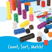 Learning Resources MathLink Cubes Big Builders - Math Manipulatives Kindergarten Games, Ages 5+