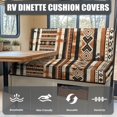 thumbnail image 4 of Uorisanigo RV Dinette Cushion Covers Stretchable Aztec African Tribal Camper Cushion Slipcovers for Travel Trailer Couch - Replacement Camper Accessories for Inside Sofa Protection, 4 of 7