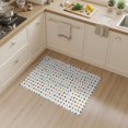 thumbnail image 2 of ODIKA 3'x5' Multicolor Dots White Dot Pattern Washable Accent Rug Playful Geometric Design for Modern Spaces Pet Friendly, Non-Shedding Mat for Bedside, Nursery Room, 2 of 7
